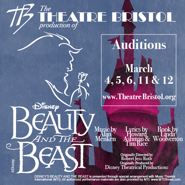 Theatre Bristol Announces Auditions for “Disney’s Beauty and the Beast